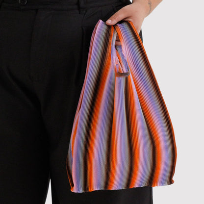 Baggu Pleated Reusable Bag - Gradient Stripe