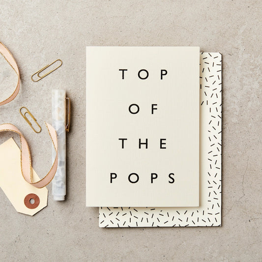 Top Of The Pops Father's Day Card