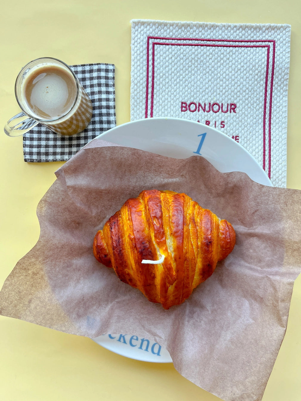 Croissant Candle