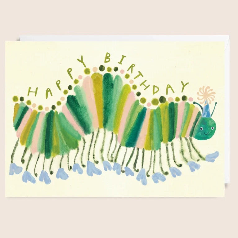 Happy Birthday Caterpillar Card