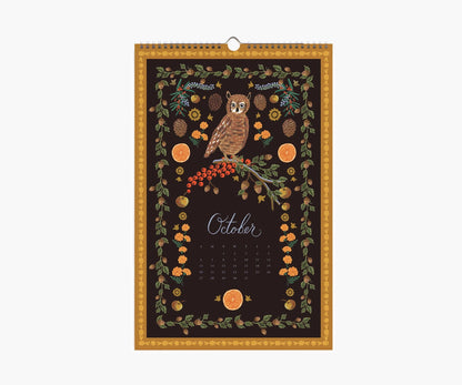 Rifle Paper Co 2026 Wall Calendar - Flora