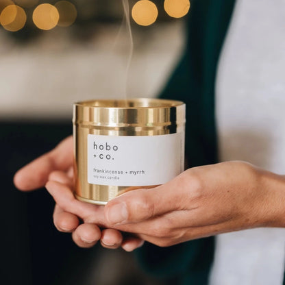 Hobo & Co Large Candle - Frankincense & Myrrh