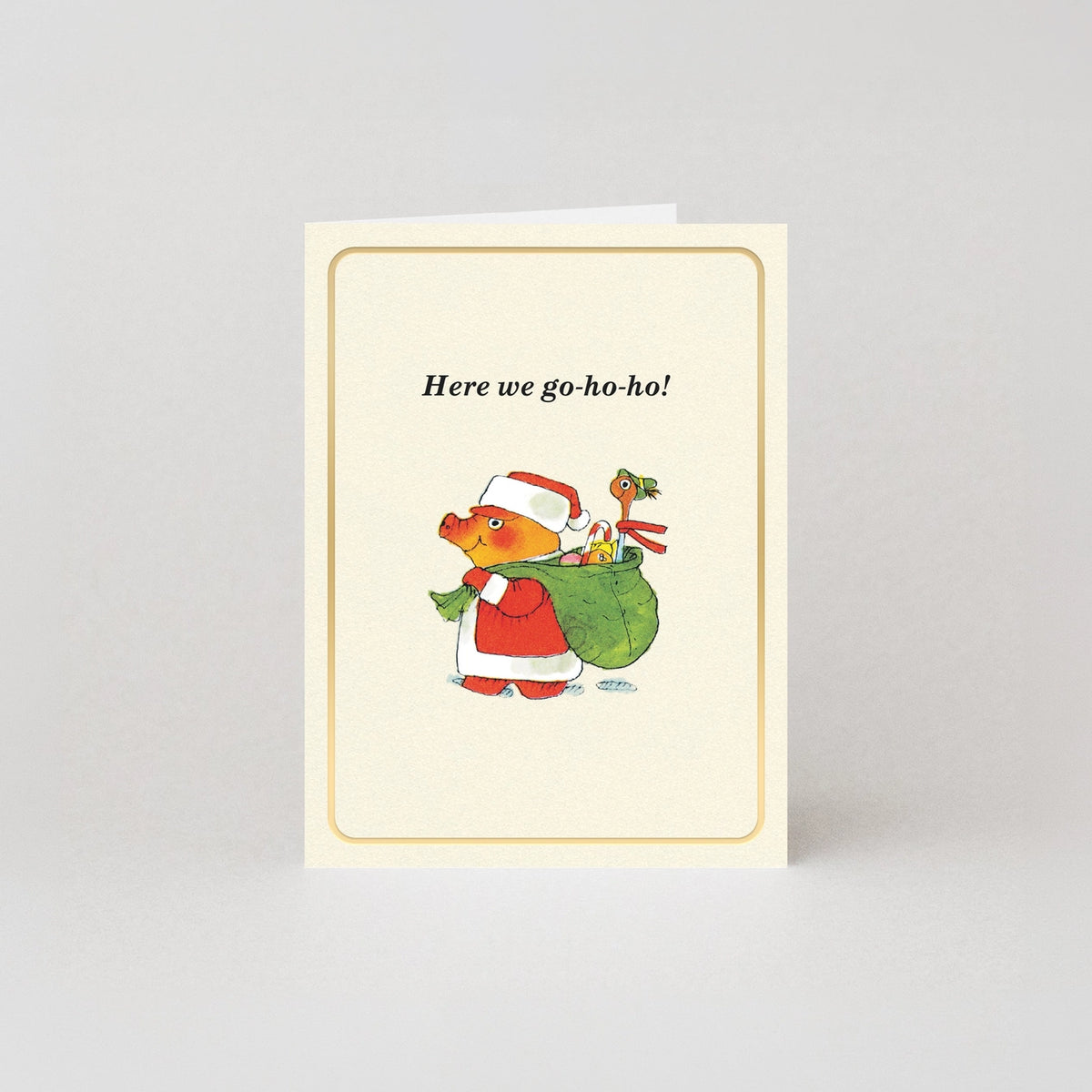 Here We Go Ho Ho Mini Card