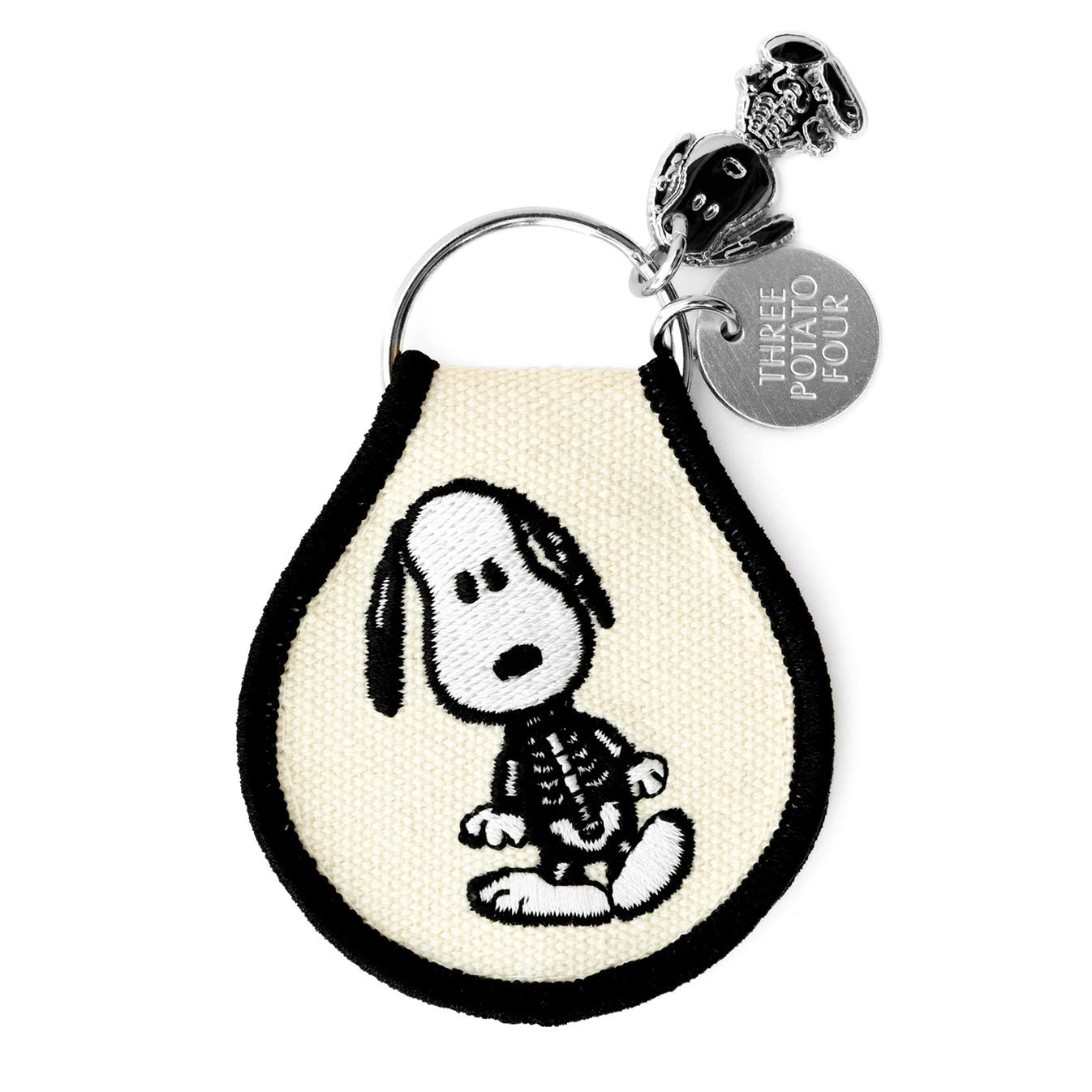 Three Potato Four Patch Keychain - Snoopy Skeleton