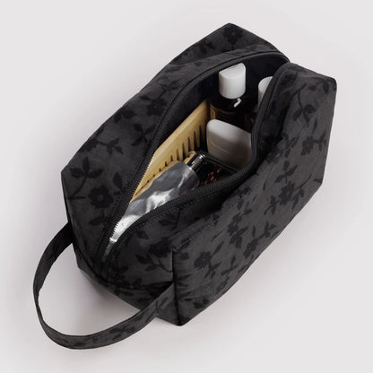 Baggu Dopp Wash Bag - Charcoal Ditsy Floral