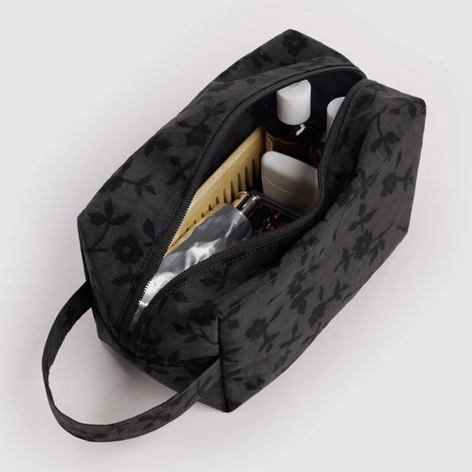 Baggu Dopp Wash Bag - Charcoal Ditsy Floral