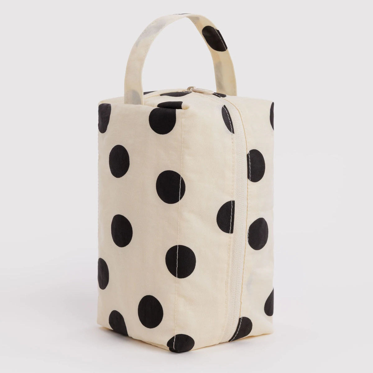 Baggu Dopp Wash Bag - Cream and Black Polka Dot