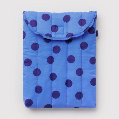 Baggu Laptop Case 13/14" - Blue Polka Dot
