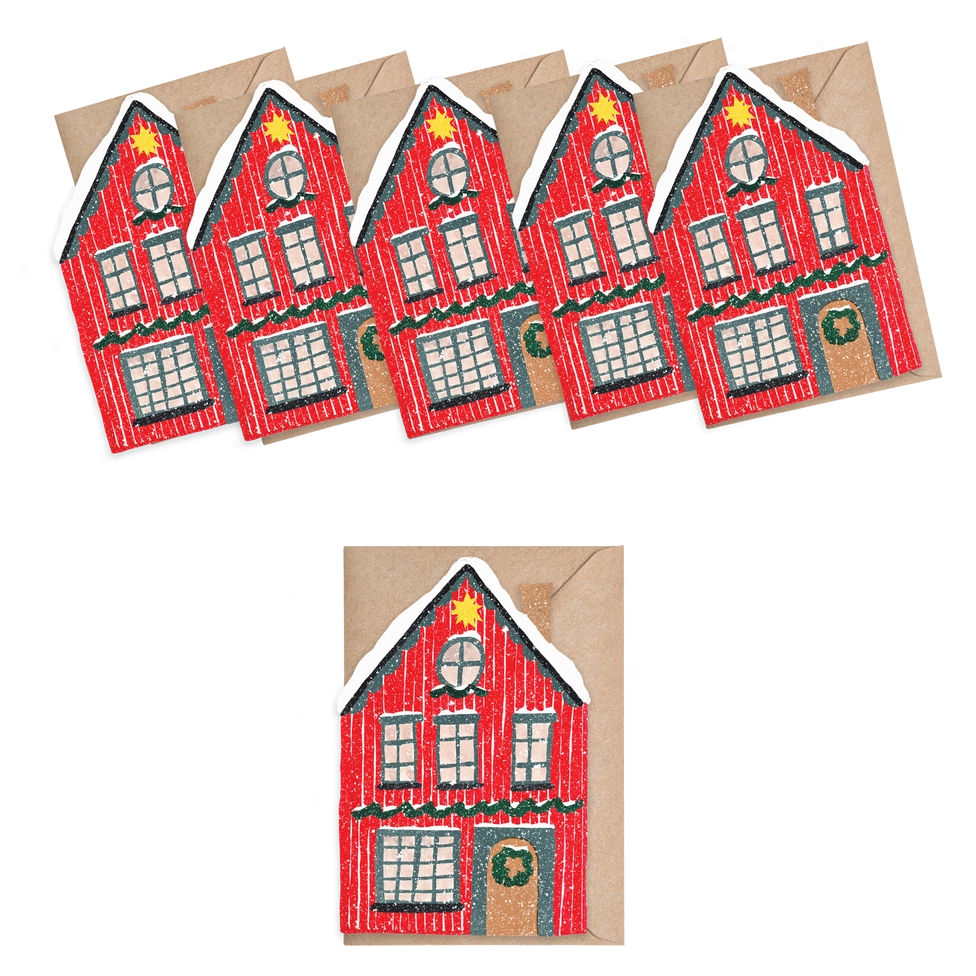 Isatopia Mini Cards - Red Cottage