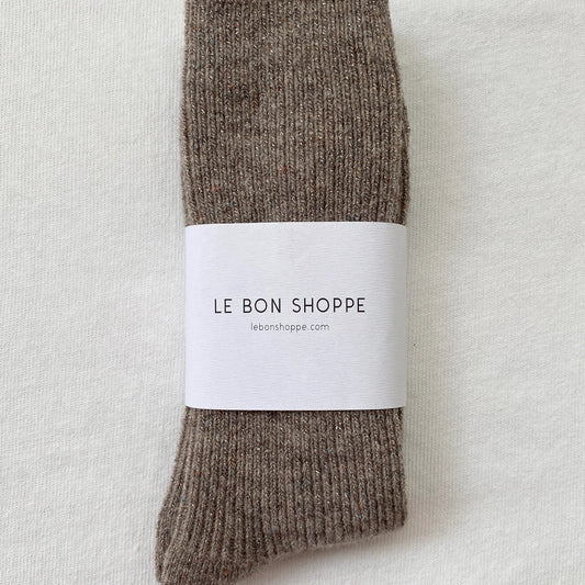 Le Bon Shoppe Winter Sparkle Socks - Nutmeg