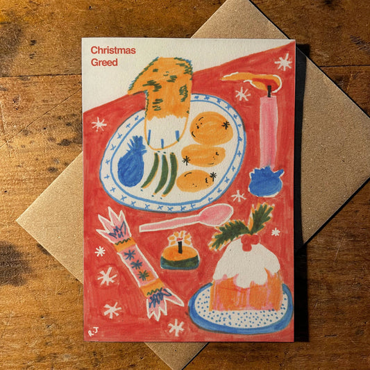 Christmas Greed Card