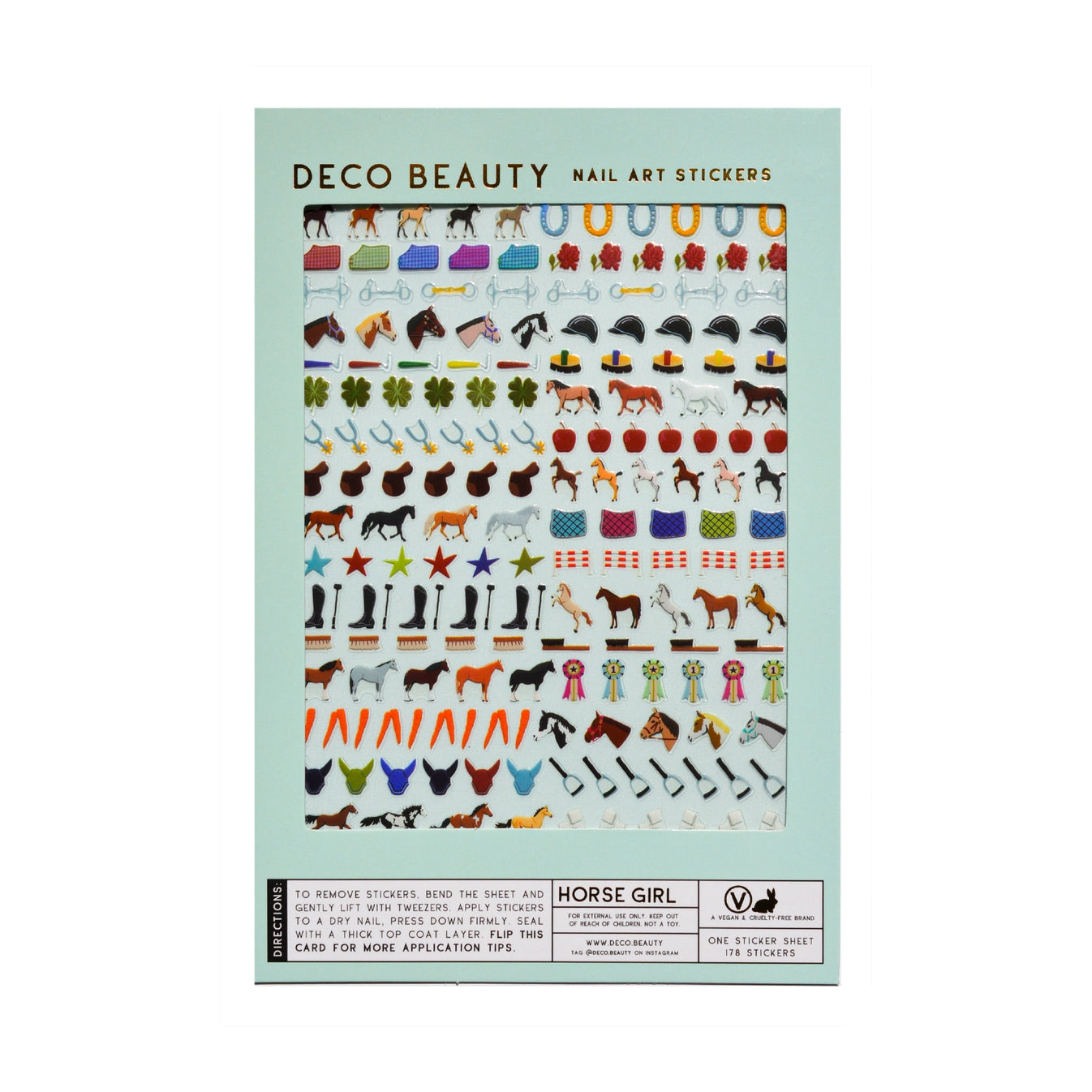 Nail Stickers - Horse Girl