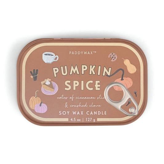 Paddywax Bistro Tin Candle - Pumpkin Spice