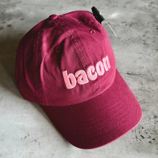 Embroidered Dad Cap - Bacon