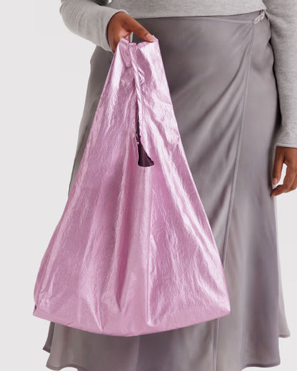 Baggu Standard Reusable Bag - Blush Metallic