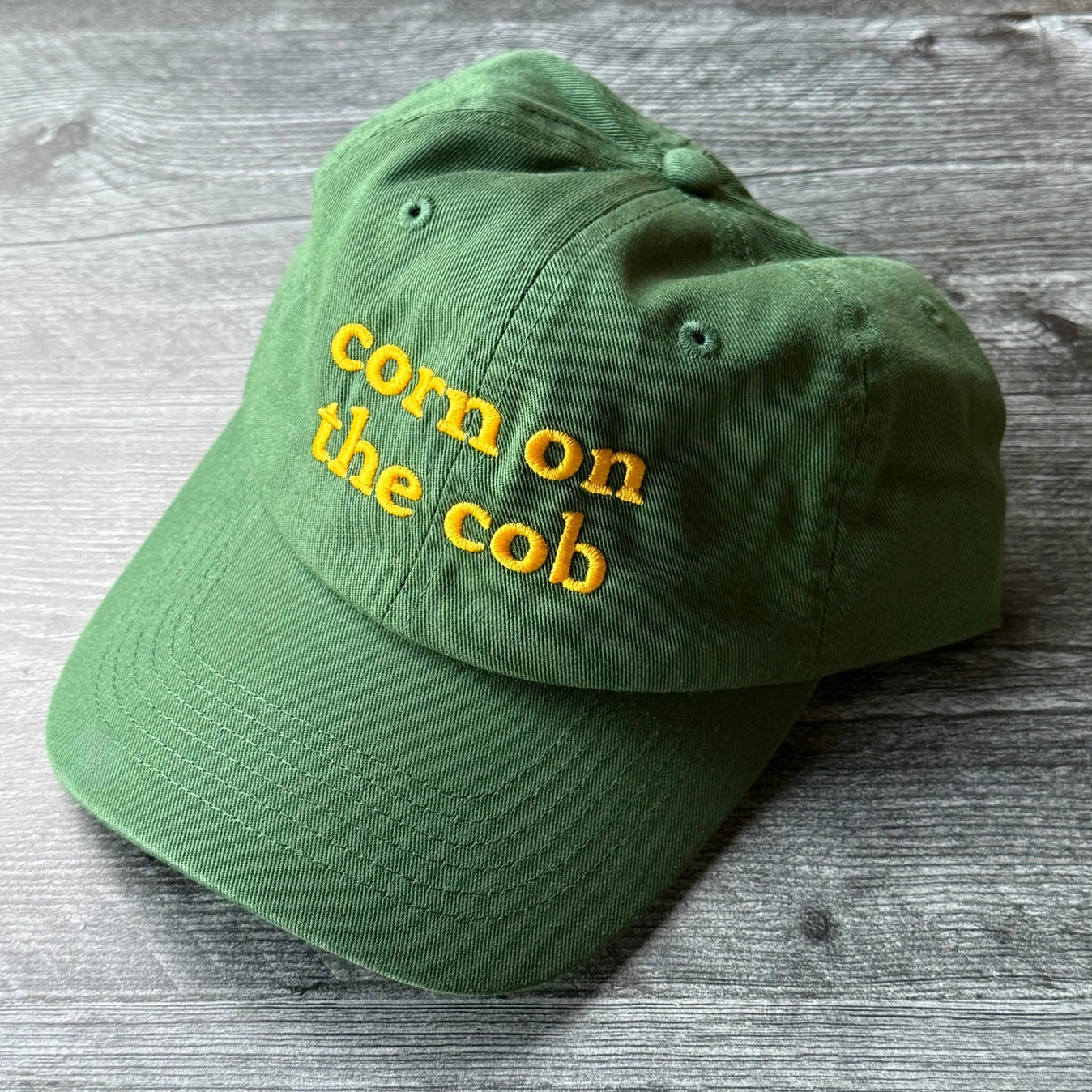 Embroidered Dad Cap - Corn on The Cob