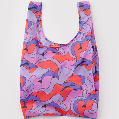 Baggu Standard Reusable Bag - Dolphins