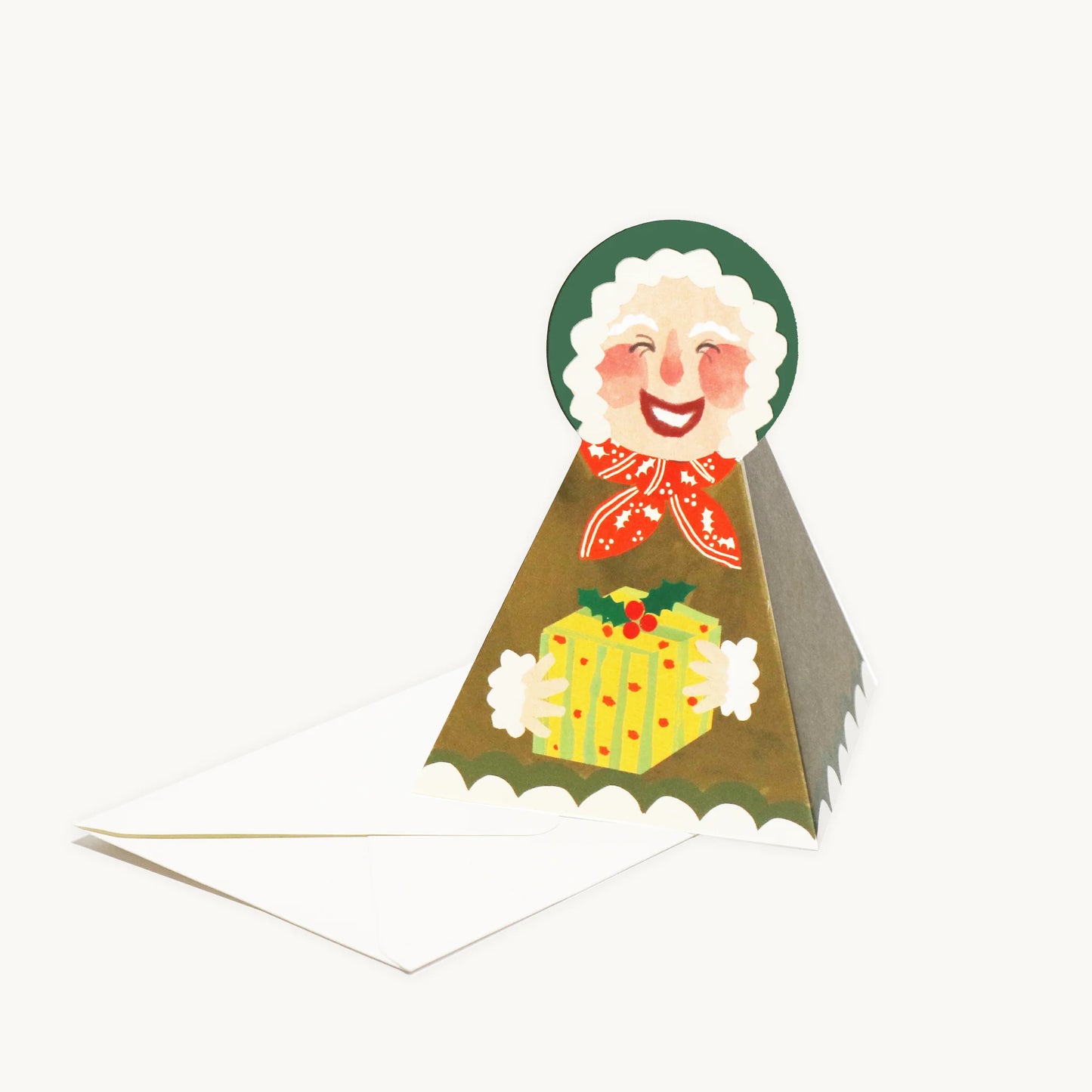 Hadley Paper Goods Mrs Claus Card