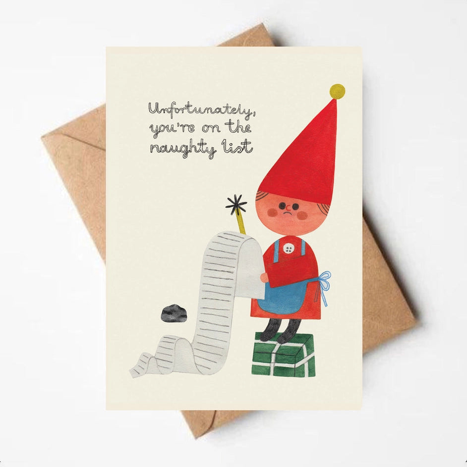 Naughty List Card