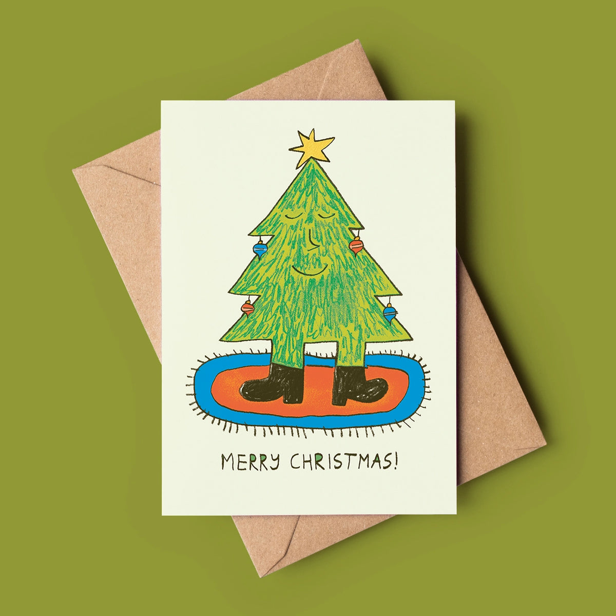 Merry Christmas Tree Card