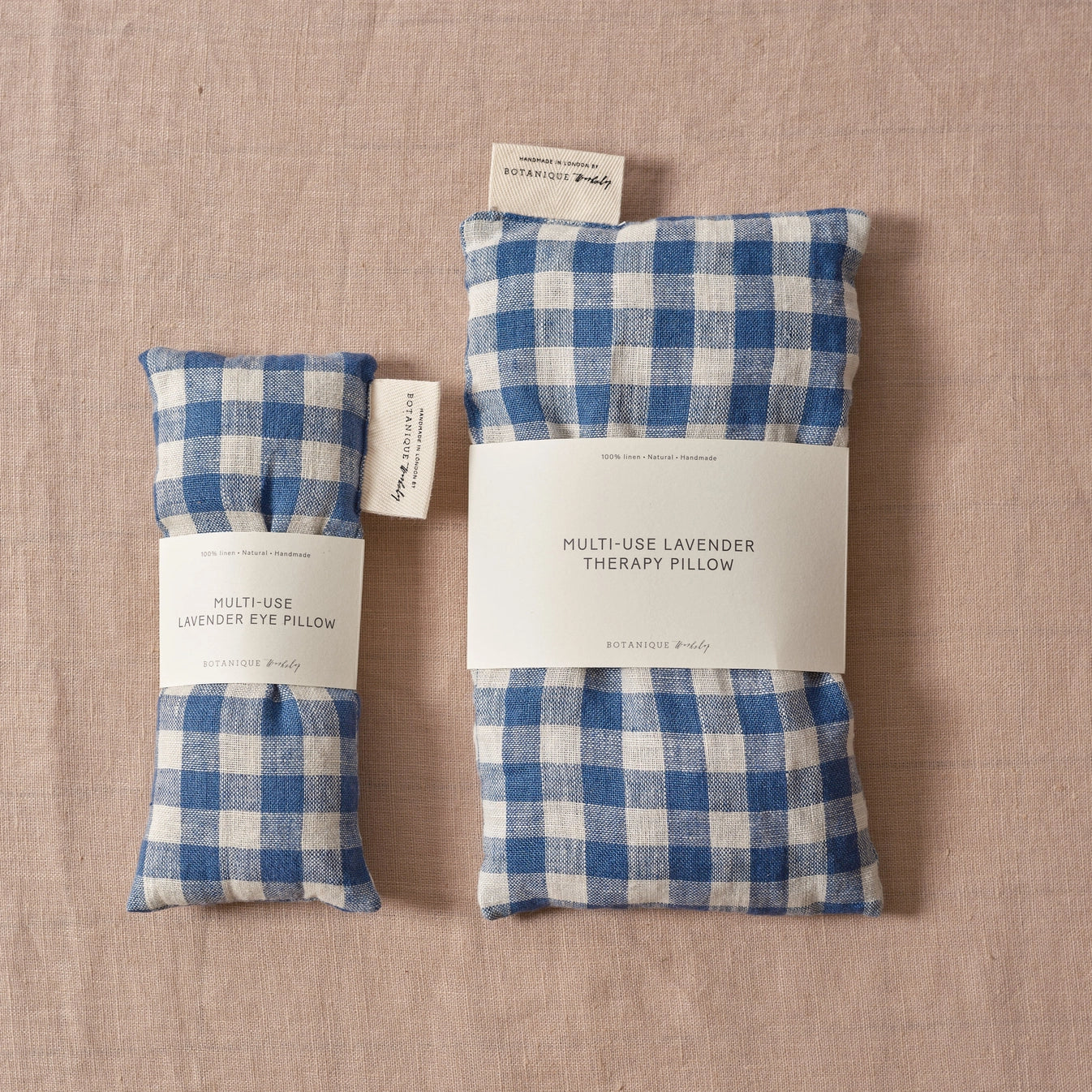Multi-Use Lavender Pillow - Blue Gingham