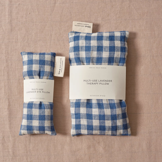 Multi-Use Lavender Pillow - Blue Gingham