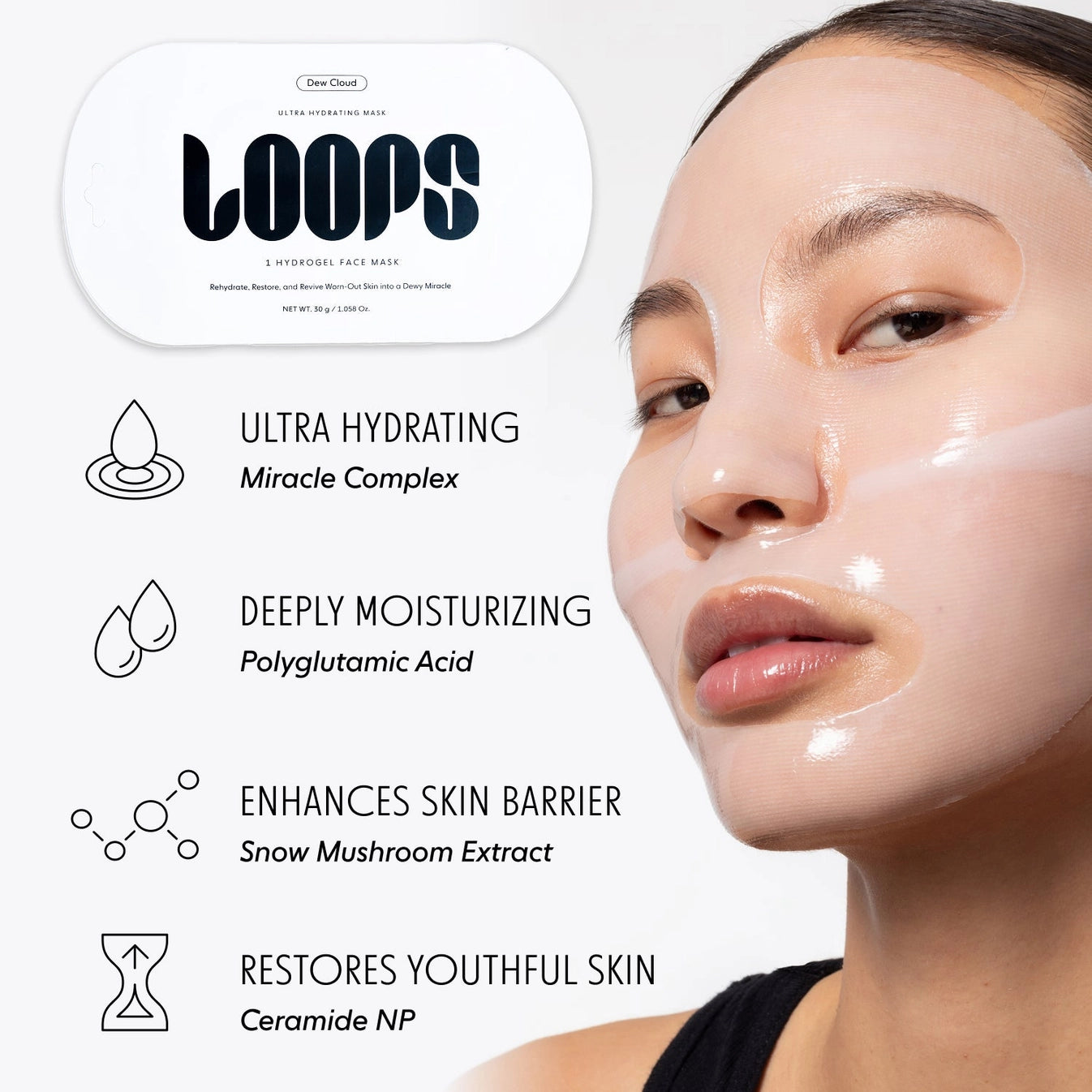 Loops Single Mask - Dew Cloud