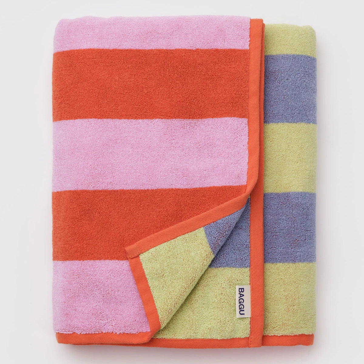 Baggu Bath Towel - Pool Stripe