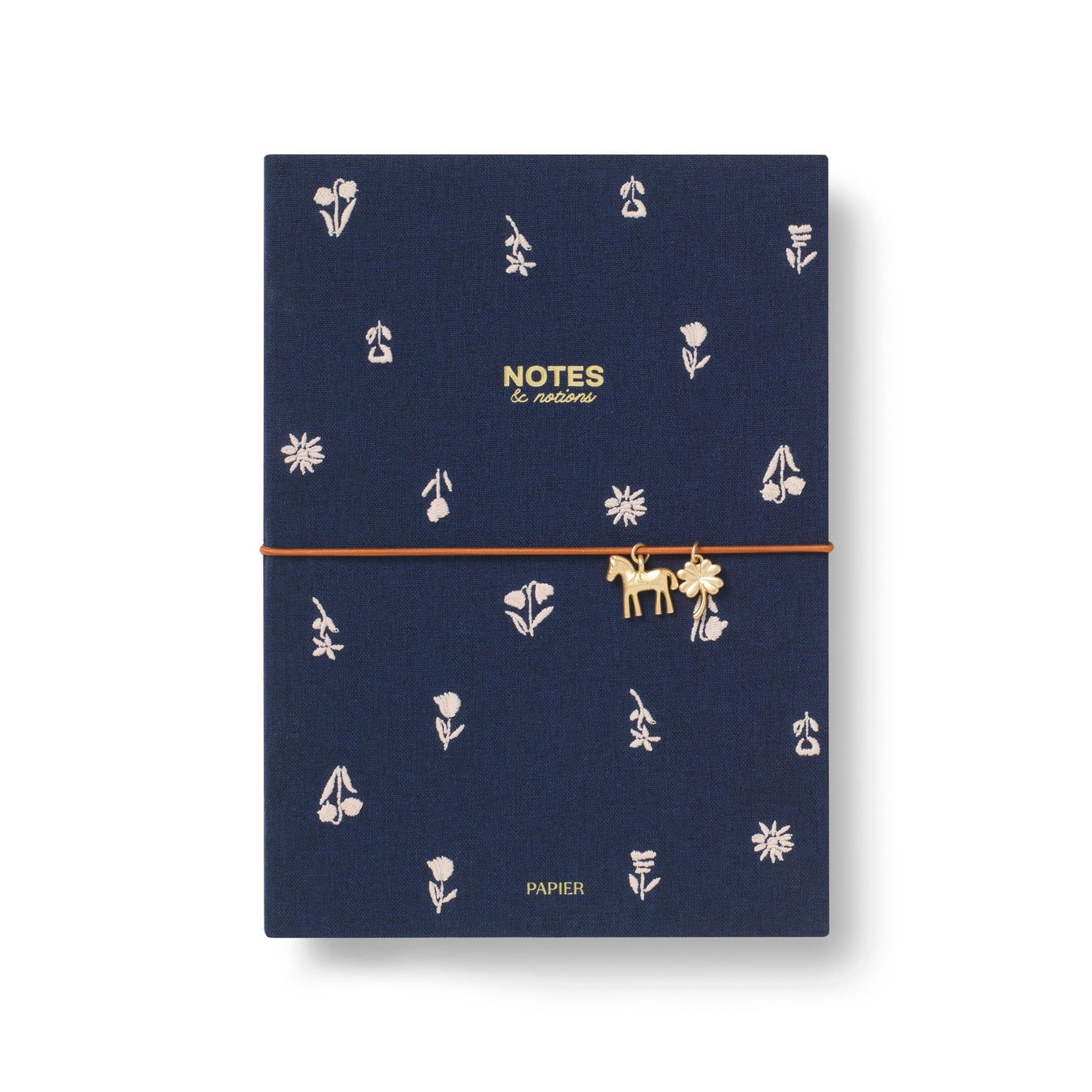 Charm Fabric Notebook - Twilight Blooms