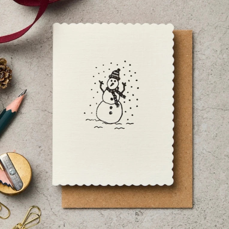 Snowman Mini Card