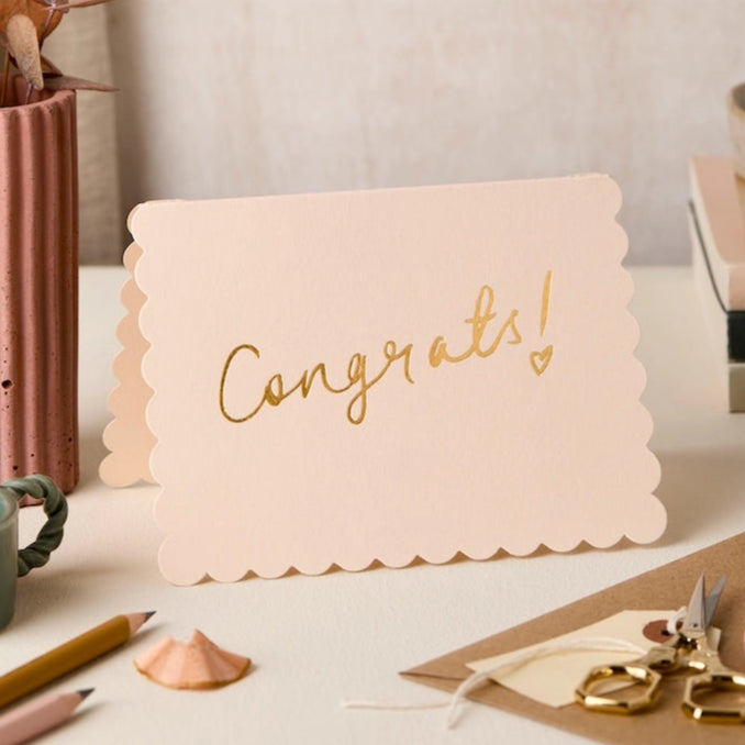 Scallop Congrats Card