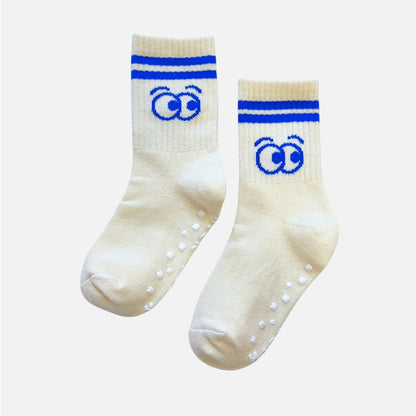 Milk Teeth Ribbed Grip Kids Sock