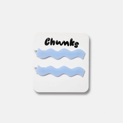 Chunks Allie Clips in Periwinkle