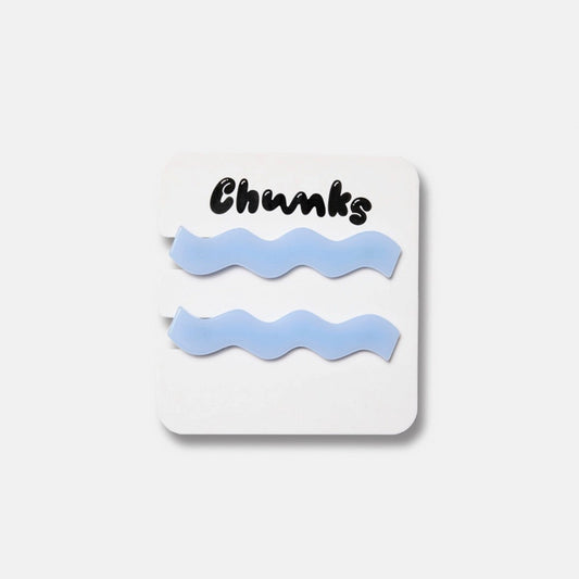 Chunks Allie Clips in Periwinkle