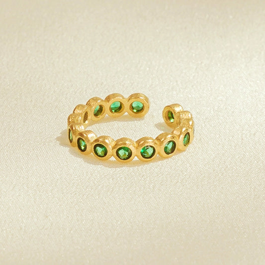 Agapée Amélia Green Ring