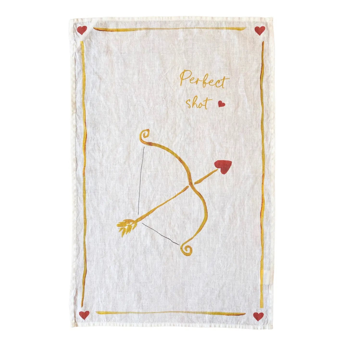 Dinette Linen Tea Towel - Cupid's Bow