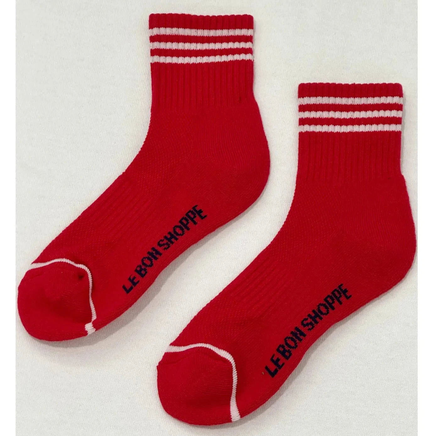 Le Bon Shoppe Girlfriend Socks - Scarlet