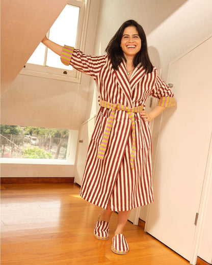Dusen Dusen Bathrobe - Caterpillar