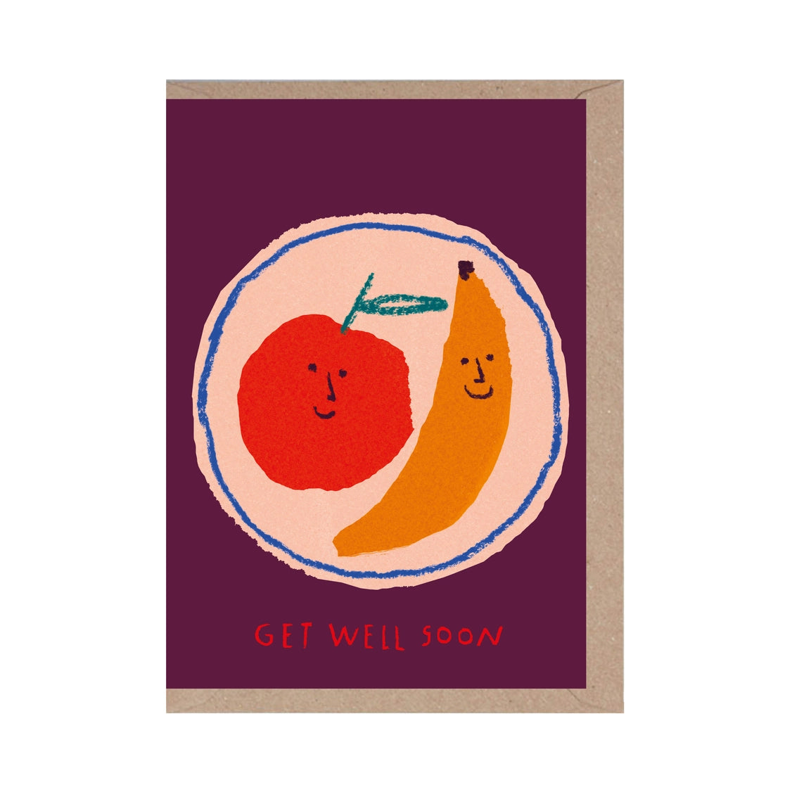 Get Well Soon Fruit Card