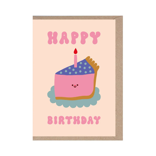 Happy Birthday Cake Card