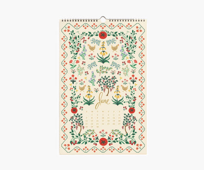 Rifle Paper Co 2026 Wall Calendar - Flora