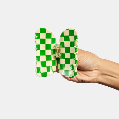 Chunks Checker Claw in Green