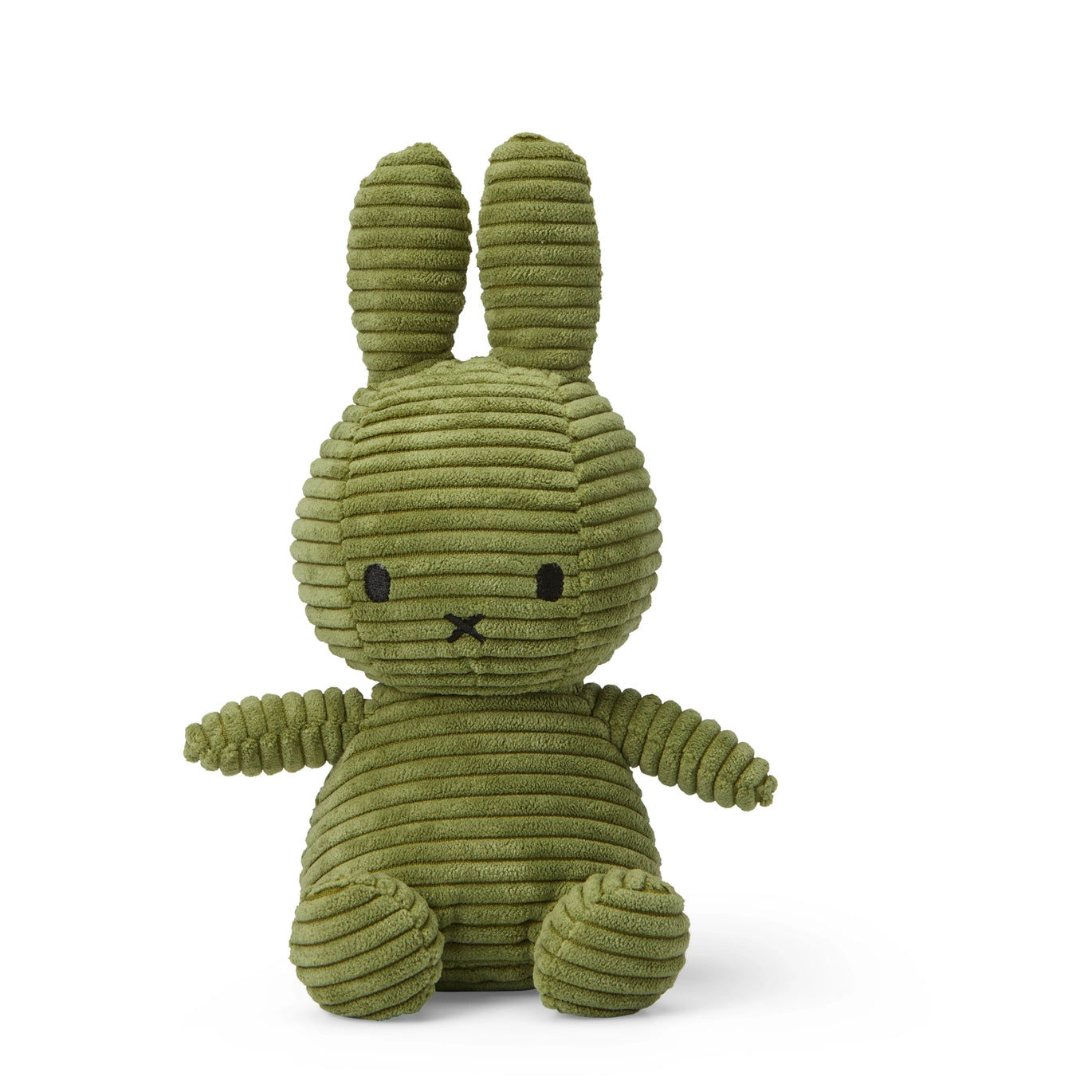 Miffy Corduroy Plush Toy - Olive Green