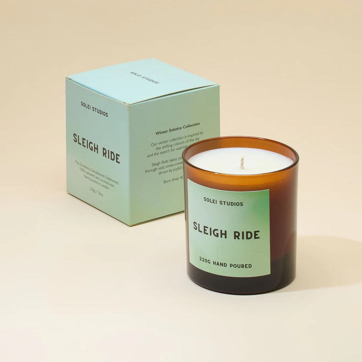Solei Studios Candle - Sleigh Ride