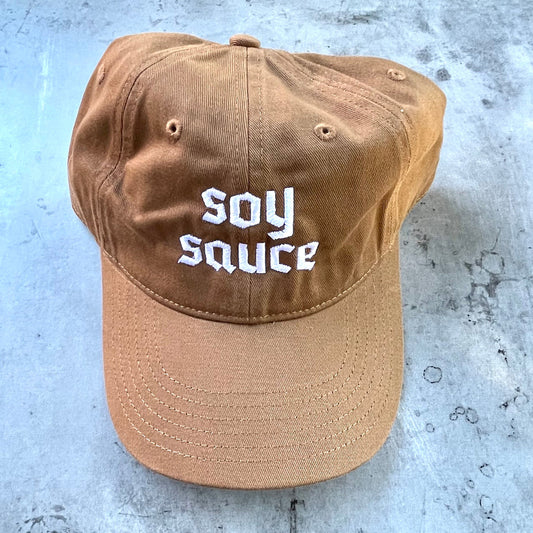 Embroidered Dad Cap - Soy Sauce