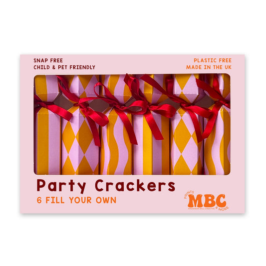 Christmas Crackers - Lilac and Mustard