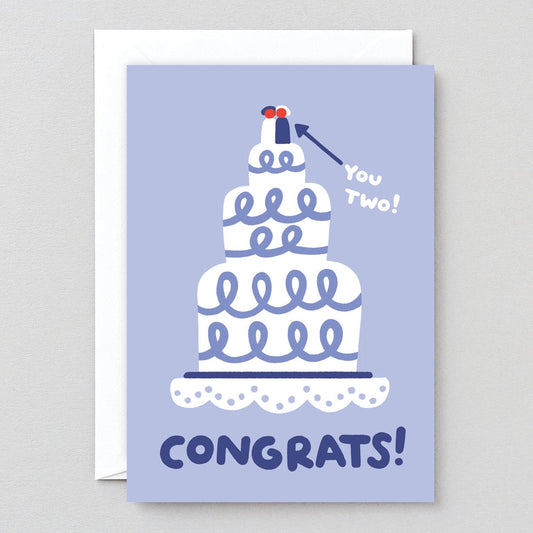 Congrats You Two Wedding Card