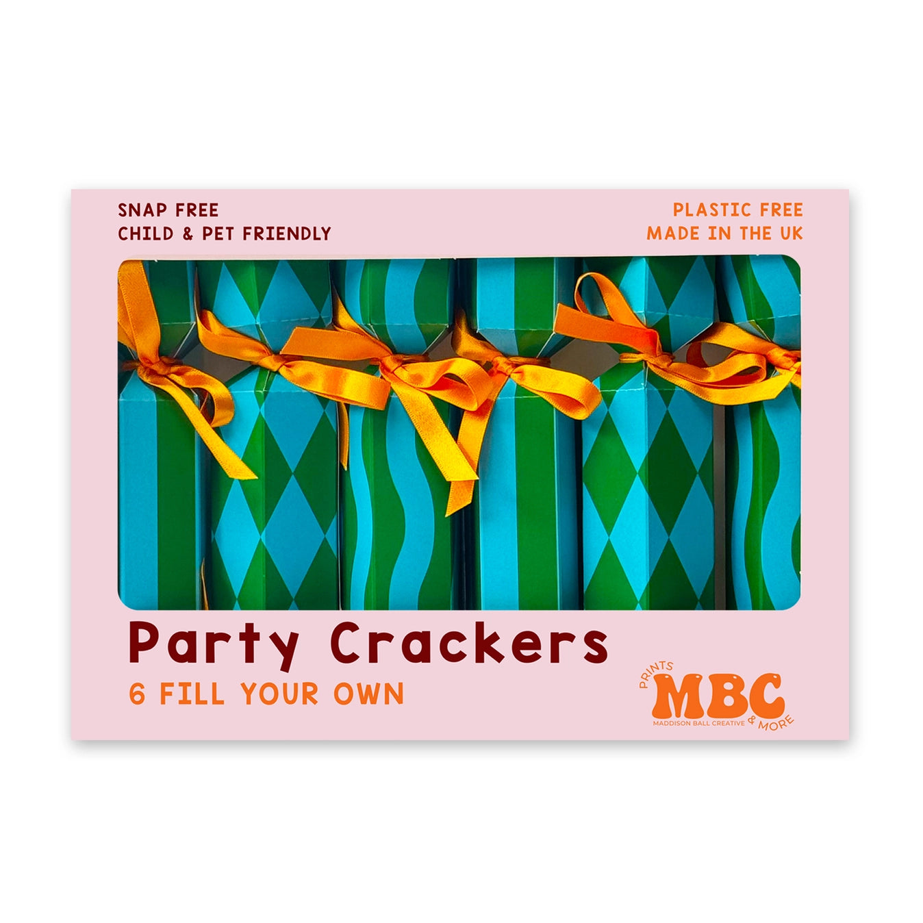 Christmas Crackers - Blue and Green