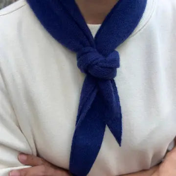 Le Bon Shoppe Cashmere Blend Bandana - Navy