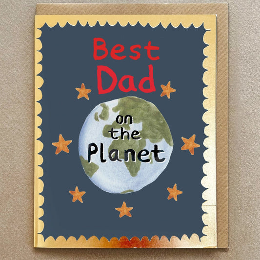 Best Dad on The Planet Card